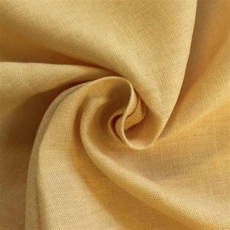 gold linen fabric